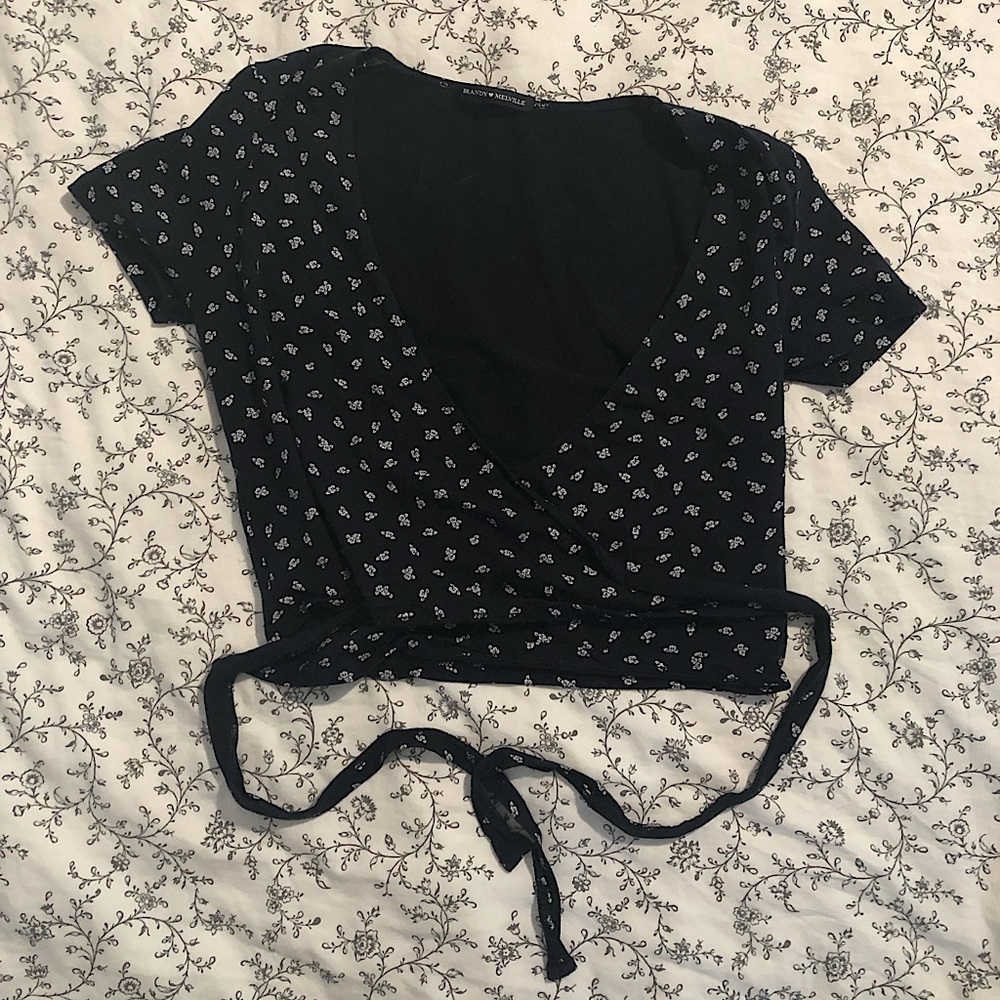 Brandy Melville Rae Wrap Top